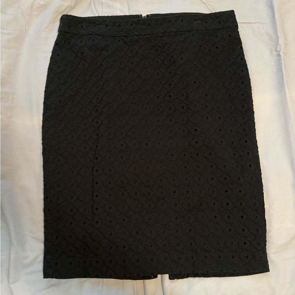 Loft Ann Taylor Black Pencil Skirt